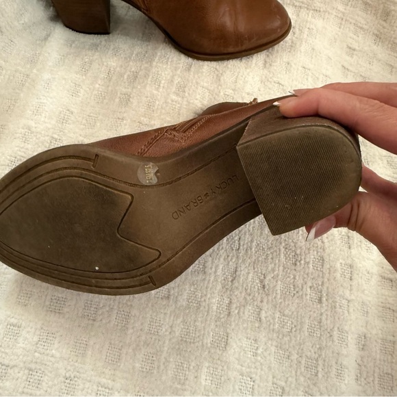 Lucky Brand Sassa Leather Heeled Boot - Picture 6 of 15